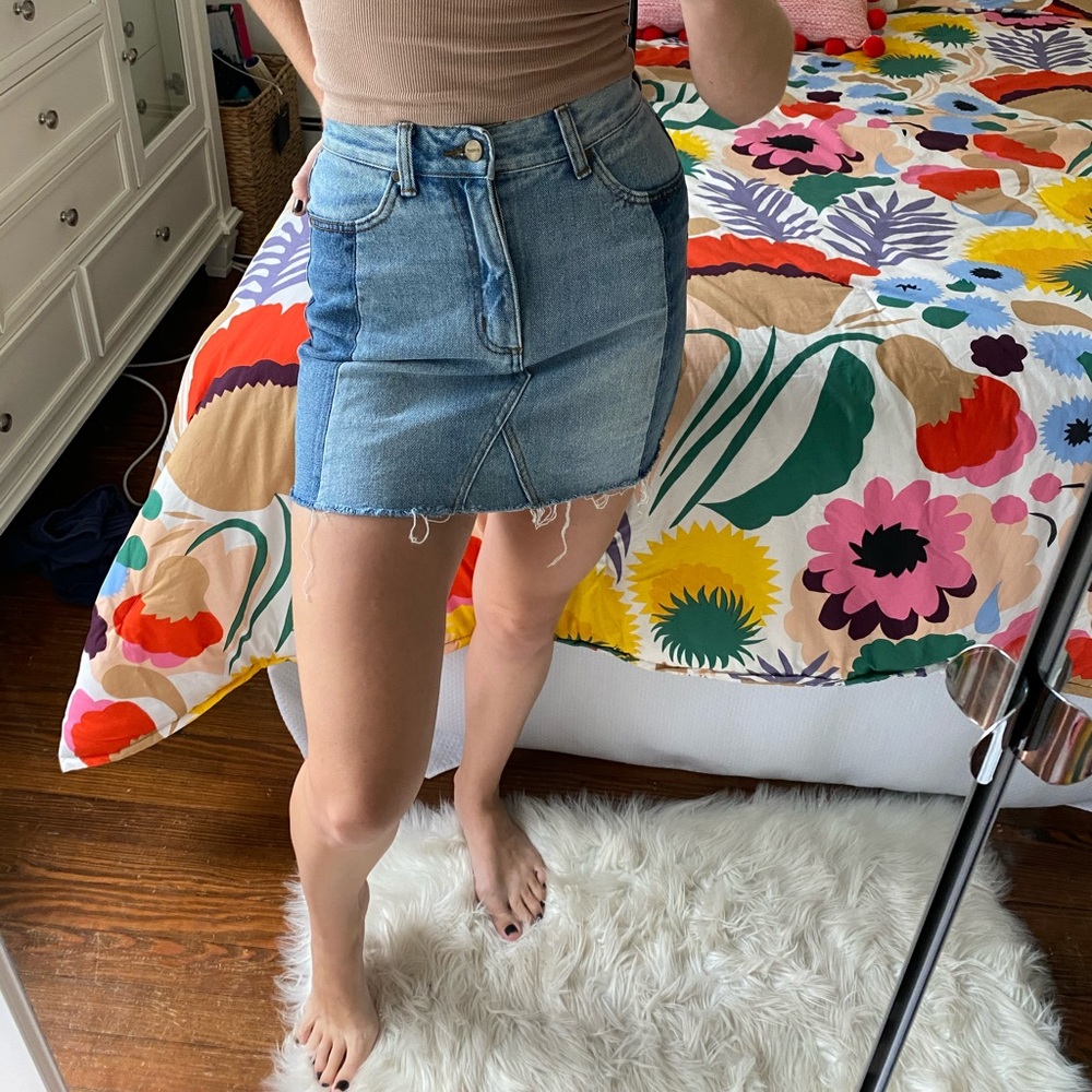 Denim skirt